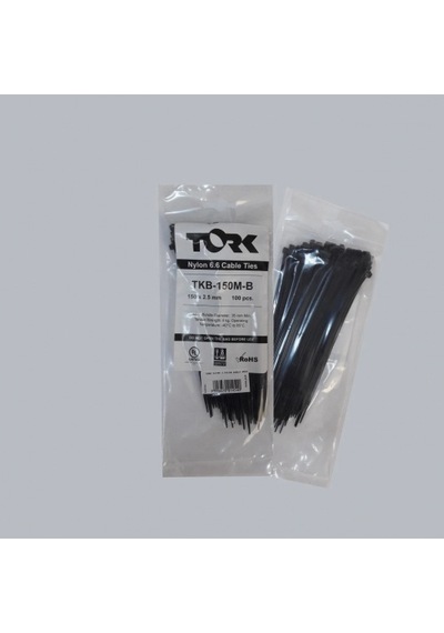 Tork Siyah Kablo Bağı 2,5x150 Standart