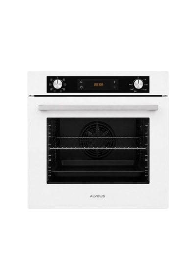 Alveus MFA 627 WH - KLS 670 WH - MOD 3000 Beyaz Cam Ankastre Set