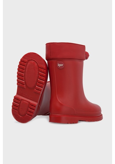Igor W10100 Unisex Çocuk Yağmur Çizmesi Kırmızı