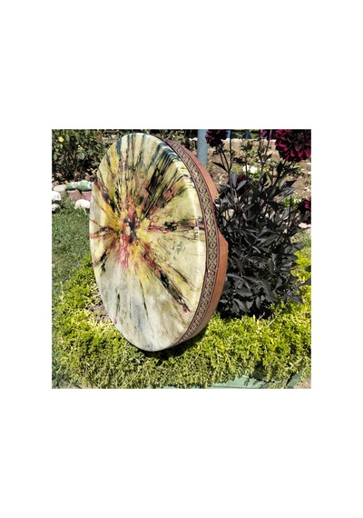 Mustafa Kasap Kuğu Mobilya Ahşap Sanat Çap. 50 Cm. Bendir Oğlak Derisi Akort Ayarlı Profesyonel. - 905203859