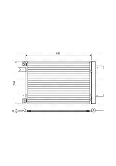 Opel Combo Klima Radyatoru 1.5 2019-2024 Valeo 822550