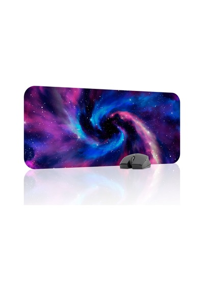 Galaksi Kaymaz Dikişli Kauçuk Oyuncu Mousepad V1 - 70x30 Xl Gaming Mouse Pad Fare Altlığı