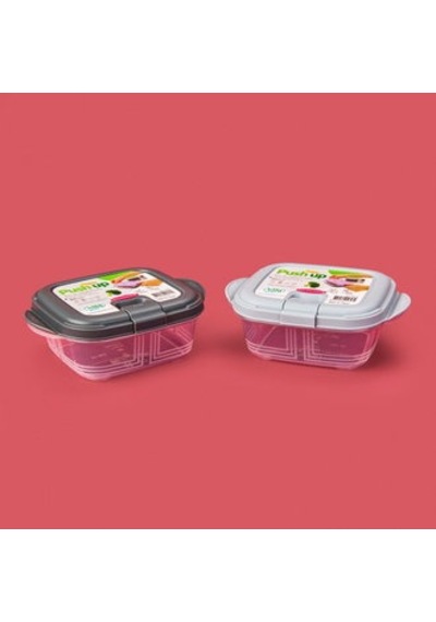 Life Kare Push Up Saklama Kabı - Asorti - 300 Ml Çok Renkli