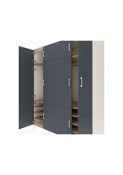 Kronos Gardrop 10 Raflı 12 Kapaklı 2 Askılı 176x59x221 Aytaşı-antrasit/çam Antrasit/çam Kronos Gardrop 10 Raflı 12 Kapaklı 2 Askılı 176x59x221 Aytaşı-antrasit/çam Antrasit/çam