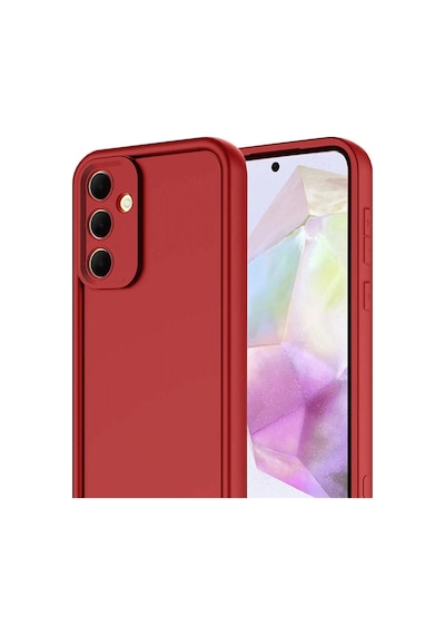 Samsung Galaxy Uyumlu A17 5g Viera Silikon - Kırmızı İtdark51820