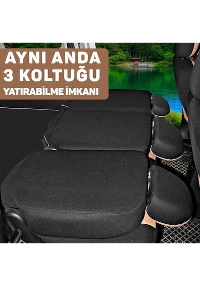 Pandami Ticari Oto Koltuk Kılıfı, Tam Set 5 Koltuk - Tay Tüyü / Taba