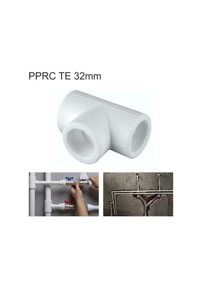 Te 32Mm Temiz Su Plastik Alt Yapı Tesisat Yapıştırma Kol