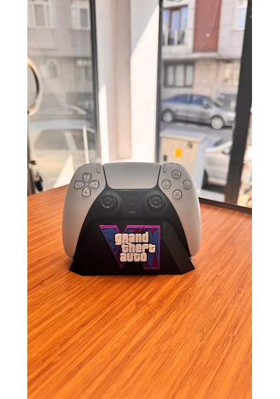 Gta Vı Temalı Ps5 Kol Standı Özel Tasarım Kontrolcü Standı