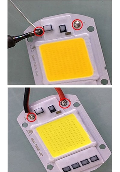 Ac 220v 50w Power Led Gün Işığı Sarı Renk Projektör Lamba Aydınlatma Ampül Warm White 2800-3200k