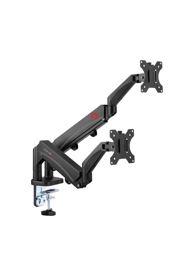 Tr Go-5350 Dual Monitor Arm, Gas Spring Adjustable Stand For 43 To 81 Cm Screens, 9 Kg Load Per Arm, 180 Rotation Stop