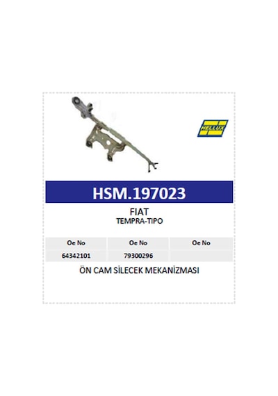 Ön Cam Silecek Mekanizması Fıat Tempra-tıpo 79300
