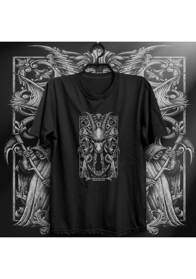 Stoned&Fame Unisex Siyah Oğlak Burcu Baskılı T-shirt SIYAH