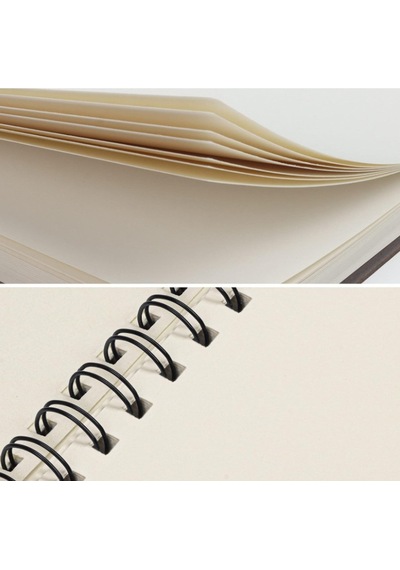Eskiz Defteri A5 Boyutunda 160 Gr Üstten Telli Karakalem Sketch Book 25 Yaprak - 1 Adet Beyaz