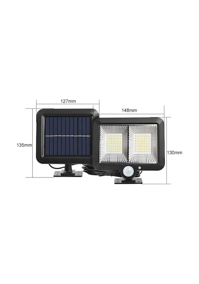 Sl-f98 Kablolu Solar Güneş Enerjili Lamba Sokak-bahçe-garaj Uygun