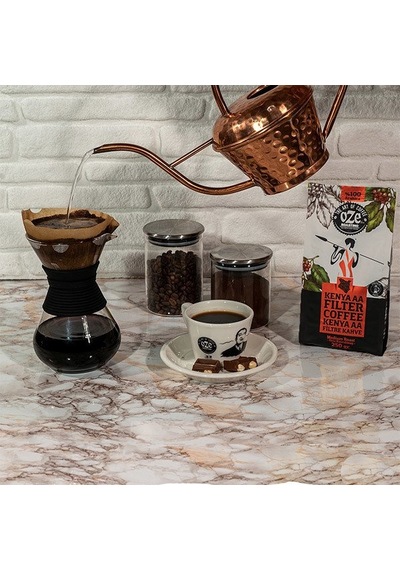 Oze Kenya AA Filtre Kahve 250 G Makine Kağıt Filtre Metal Filtre