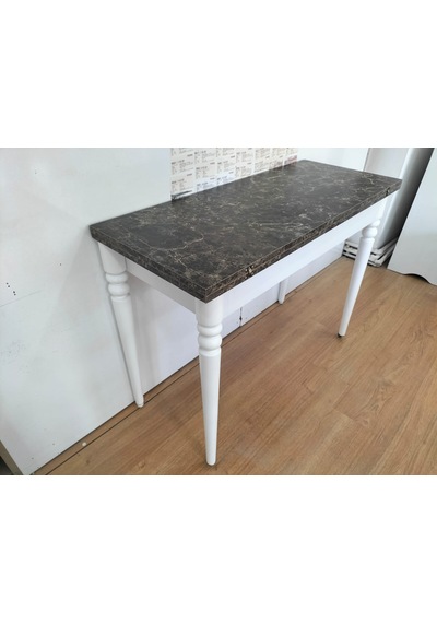 110x45 Katlanır Mutfak Masası Mermer Desen