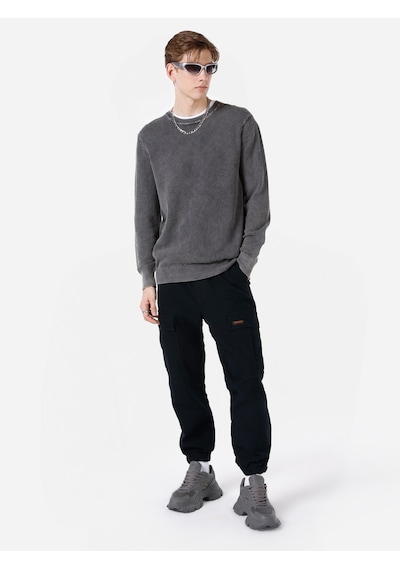 Colin's Colins Regular Fit Bisiklet Yaka Antrasit Erkek Kazak Cl1066966 Antrasit