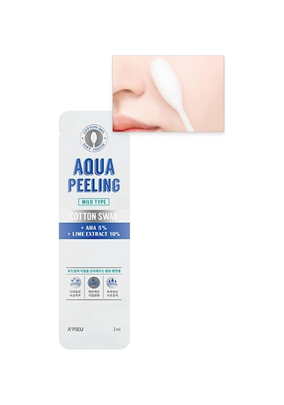 %100 Pamuk Peeling Çubuğu Hafif Apıeu Aqua Peeling Cotton Swab Mild