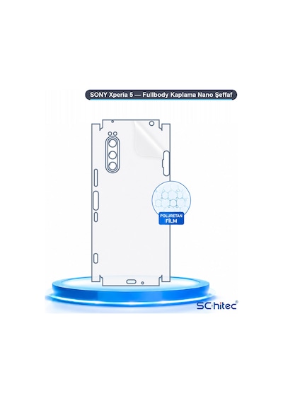 Sony Xperia 5 Uyumlu Fullbody Arka Kaplama Hidrojel Koruyucu Film 05990507