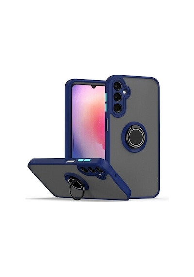 Nihcase Samsung Uyumlu Galaxy A34 Kılıf Montreal Yüzüklü Mat Kapak