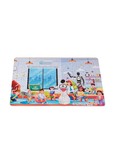 Akınrobotıcs Puzzle 42 Parça Diğer Mavi