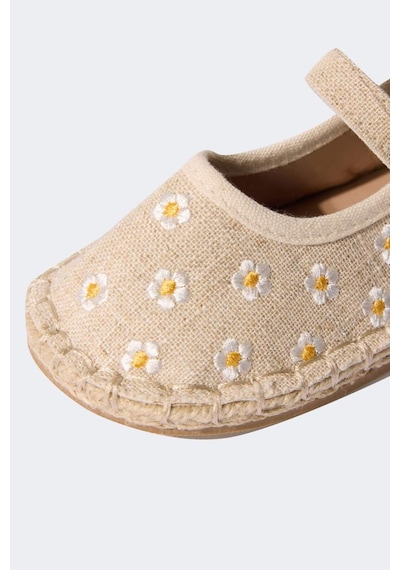 DeFacto Kız Çocuk Düz Taban Espadril D8929A825SMBG123 Bej