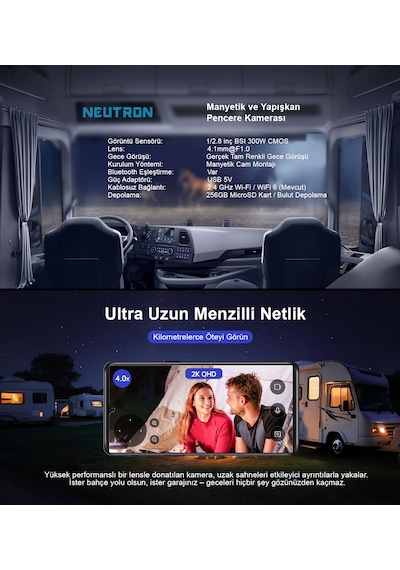 Neutron Ntl-ıp15gs-3mp Wifi Pencere Kamerası