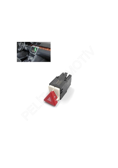 Passat B6 Dörtlü Flaşör Düğme 3c0953509a 2006-2011