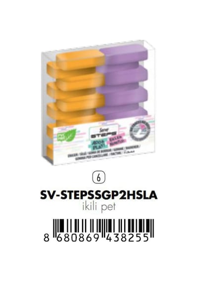 Steps Silgi Pastel Hrd Sar-lavanta 2li Pet