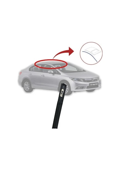 Npe Honda Civic 2007-2011 Fd6 Tavan Oluk Çıtası Sağ Yolcu Tarafı