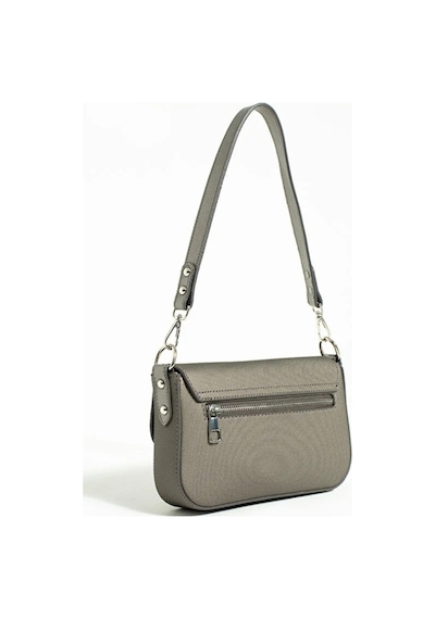Just Polo Kadın Günlük Kullanıma Uygun Su Geçirmez Şık El Ve Omuz Çantası Shopper Ebat: 23 X 14 Cm Gri