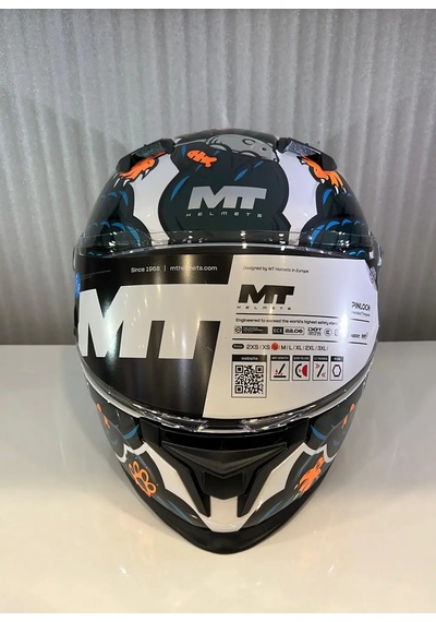 Mt Braker Sv The Kıng A7 Parlak Kask Mavi Çok Renkli