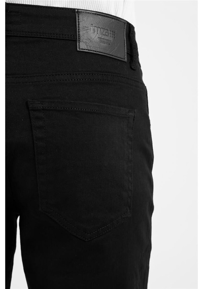 İmza Siyah Pamuklu 5 Cep Düz Paça Slim Fit Casual Denim Pantolon 1023255159 Siyah