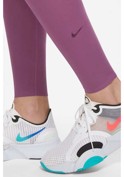 Nike One Luxe Leggings Tigh Fit Lazer Kesim Soft Yumuşak Toparlayıcı Tayt Lila