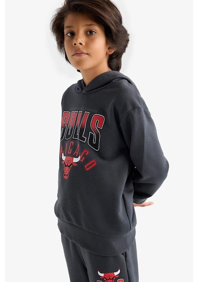 Defacto Erkek Çocuk Nba Chicago Bulls Kapüşonlu Sweatshirt F4086a825auar31 Antrasit Defacto Erkek Çocuk Nba Chicago Bulls Kapüşonlu Sweatshirt F4086a825auar31 Antrasit