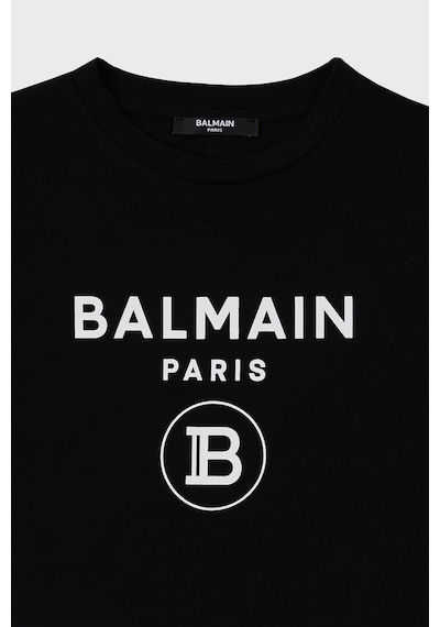 Balmain Çocuk T Shirt 6m8701 Mx030 930bc Siyah