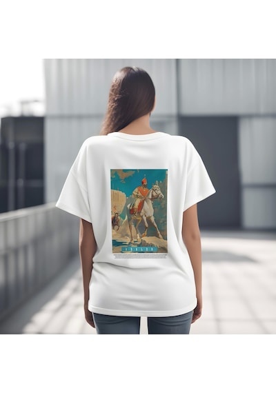 Kökler Serisi No:8 T-shirt - Beyaz