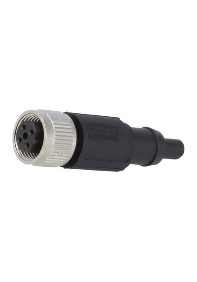 Zhong M12pg-b4a ,m12/4-pin B-code Düz Dişi Soket