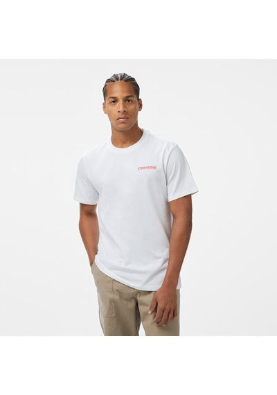 Converse Otherworldly Transmissions Erkek Grafik Baskılı Beyaz T-shirt
