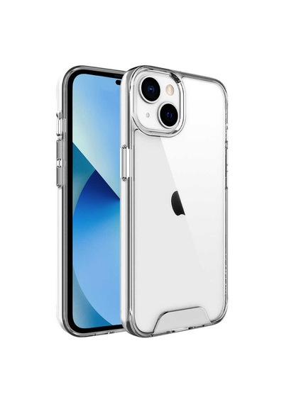 Apple Uyumlu iPhone 14 Kılıf Zore Gard Silikon Renksiz