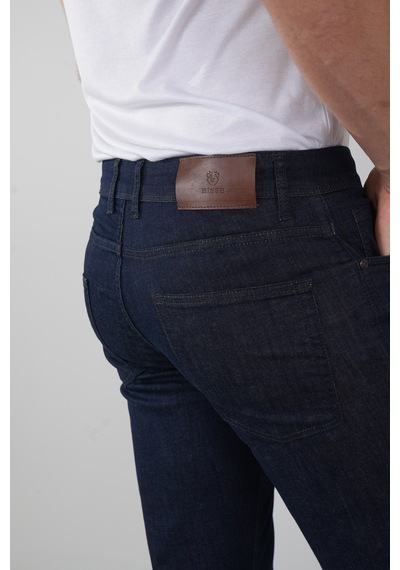 Bisse Koyu Lacivert Denim Pamuklu 5 Cepli Erkek Pantolon Pnj25y25102 40 K.Lacivert