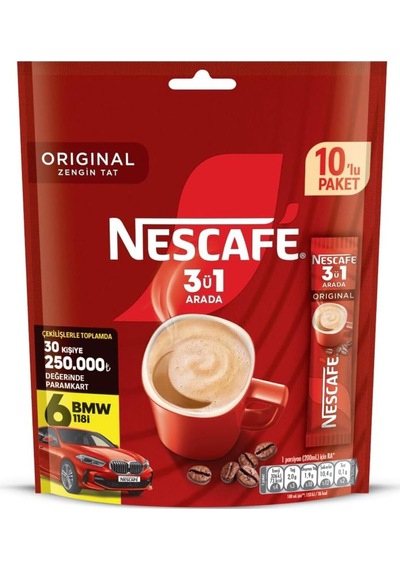 3ü1 Arada Original Granül Kahve 10'lu Paket Diğer