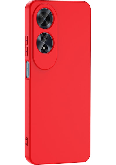 Oppo A60 Uyumlu Zore Mara Lansman Kapak-koyu Mor Koyu Mor