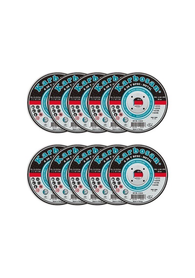 Karbosan 180x3.0x22.23mm A 36 T Bf80 Metal Kesme Taşı 10 Lu Paket