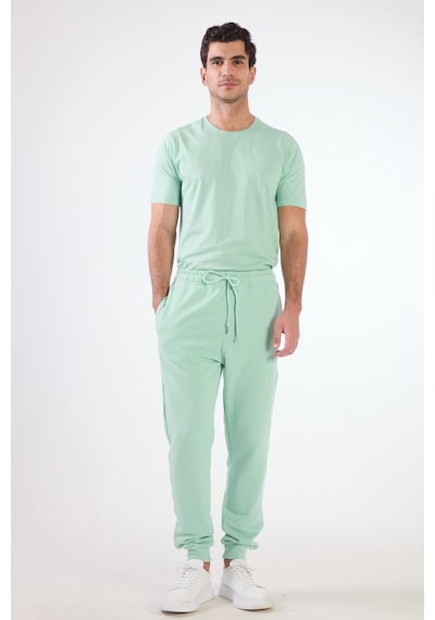 Dufy Mint Yeşili Erkek Eşofman Altı - Regular Fit Mint Yeşili