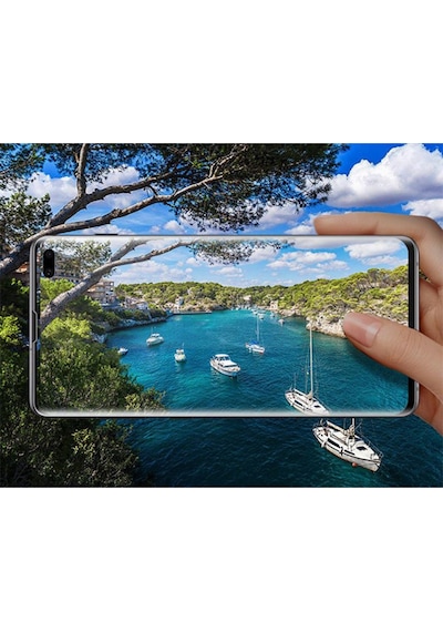 Gor Sm Galaxy S10 3D Kavisli Darbe Emici Full Ekran Koruyucu 2 A Şeffaf