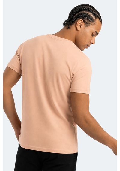 Slazenger Rosalva T Erkek Pamuklu Vizon Tişört