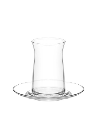 LAV Vera Cam Çay Seti 6 Kişilik 180 ml (6 Çay Bardağı, 6 Çay Tabağı)