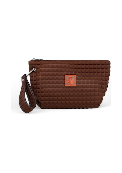 Bilik Deri Scuba Kadın Portföy & Clutch Çanta Yeliz Kahve