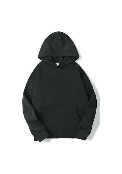 Brz Collection Unisex Oversize Basic Sweatshirt Hoodie Antrasit-antrasit Antrasit